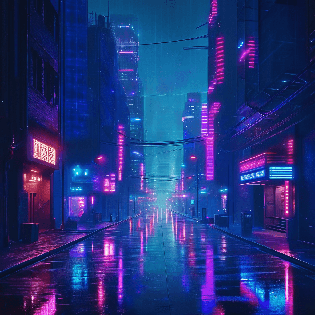 赛博霓虹：AI 眼中的未来都市