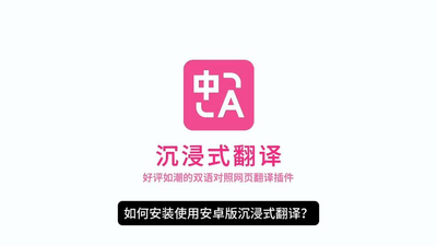 沉浸式翻译 双语阅读