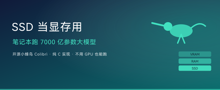 SSD 当显存用：笔记本跑 7000 亿参数大模型