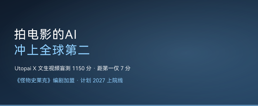 拍电影的AI冲上全球第二
